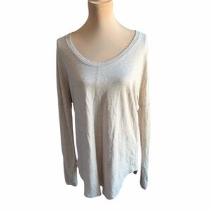 Premise Light Beige‎ Long Sleeve Top – Size M